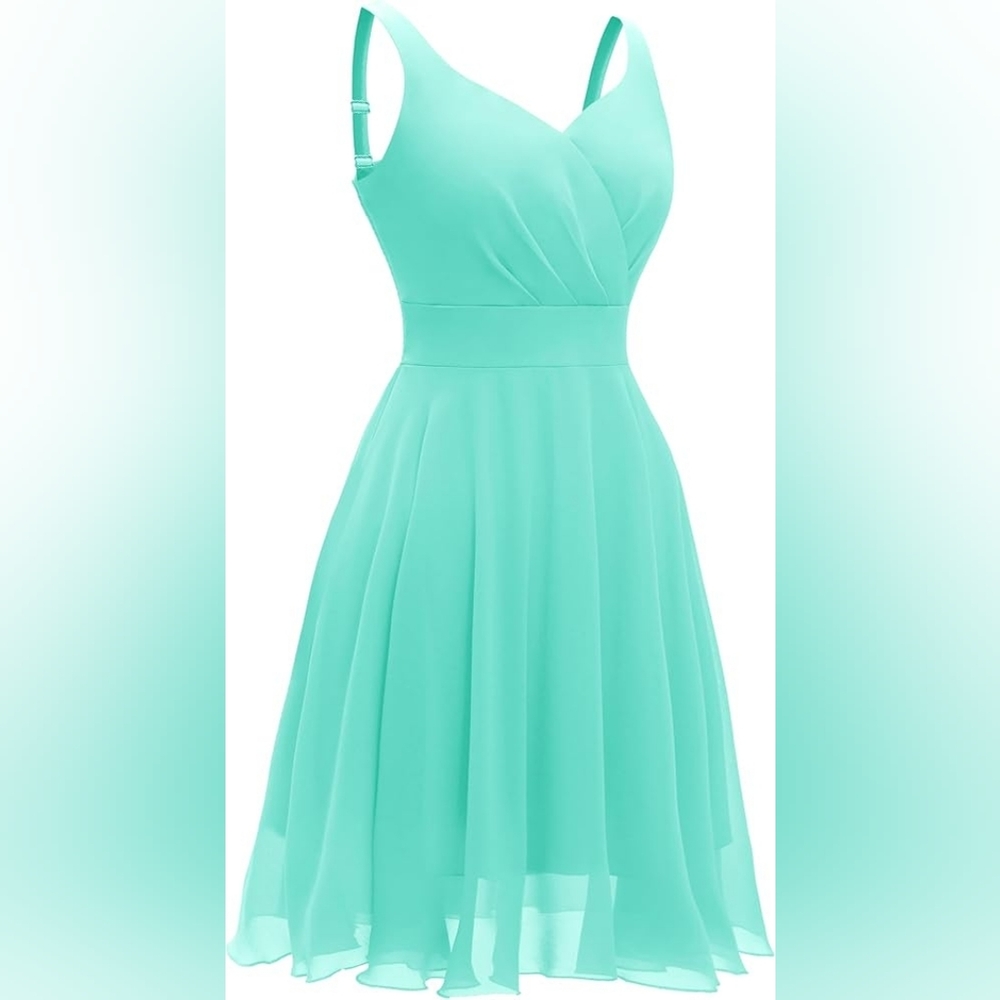 Amazon Summer Spaghetti Strap Mint Green Dress